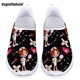 thumbnail image 1 of Zapatillas de deporte doginthehole con estampado de dibujos animados de enfermera y médico para mujer, zapatillas planas de malla ligera, mocasines transpirables de verano, zapatos planos, 1 of 5