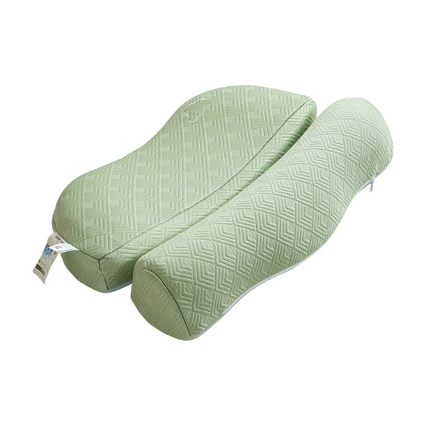 Almohada refrescante de seda con funda extraíble, almohada de apoyo para dormir para cabeza y cuello, almohada transpirable y ergonómica para el hogar y el dormitorio.