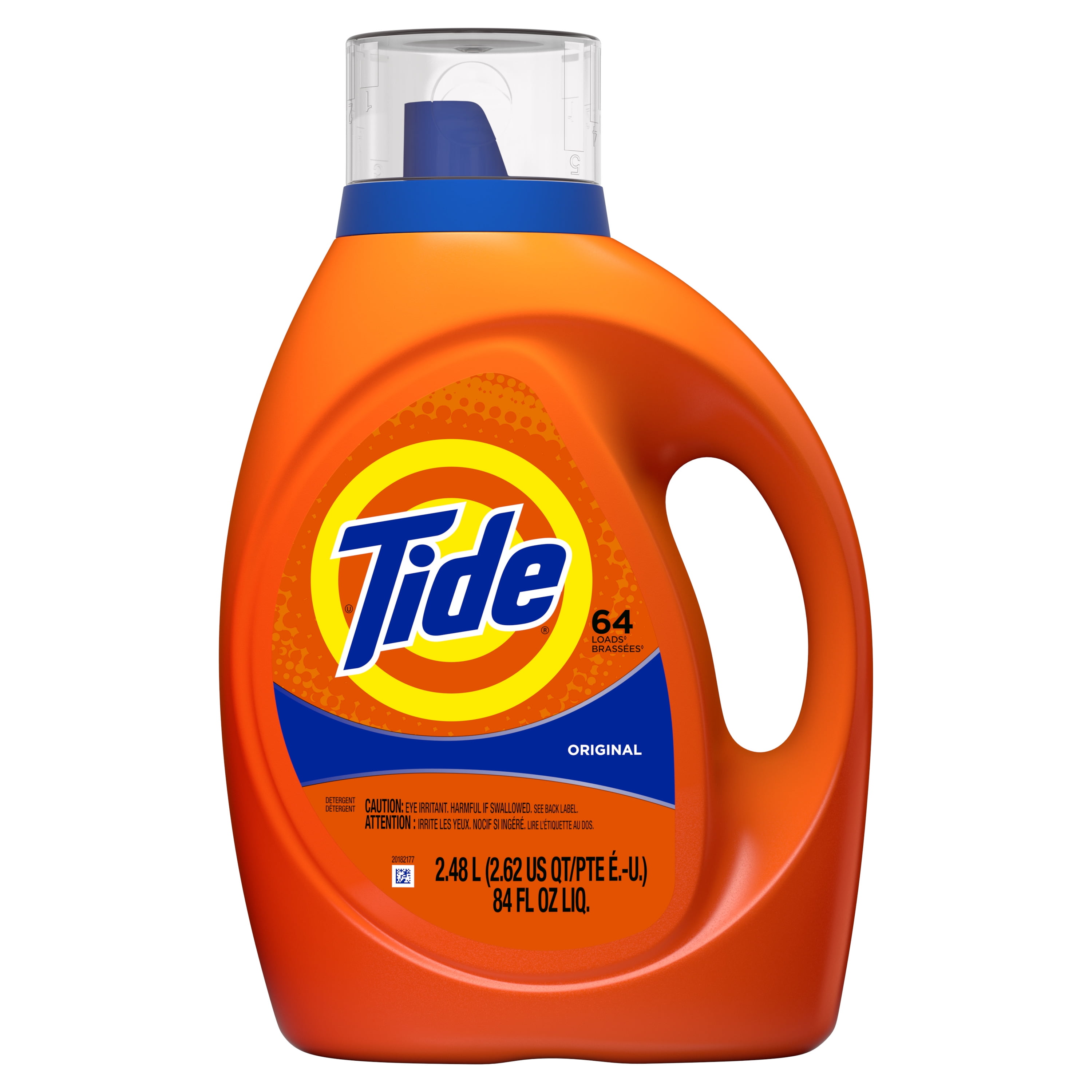 Tide Laundry Detergent Liquid, Original Scent, 84 fl oz, 64