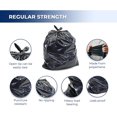 thumbnail image 3 of Spartano Black Garbage Bags 200 Count, Multipurpose Trash Bags for Home & Office & for Industrial Use, Size (42 x 48 Inch), 3 of 7