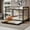 Black, variant on Harper & Bright Designs Full Size Bunk Bed with Trundle, Full Over Full Heavy-duty Metal Bunk Bed Frame with Ladder and Safety Rails for Bedroom, Black
