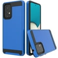 thumbnail image 3 of GSA Slim Brushed Hybrid Case for Samsung Galaxy A53 5G - Blue/Black, 3 of 3