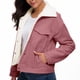 thumbnail image 4 of Chaquetas y abrigos casuales de manga larga sin capucha para mujer, blusa de invierno con solapa, chaqueta, abrigo informal para mujer, 4 of 7