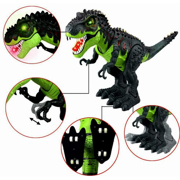  Advanced Play Dinosaur Trex Toy Realistic Walking Tyrannosaurus  Rex Multifunction RC Trex Toy Figure with Roaring Spraying Function Good  Dinosaur Toys for Boys Girls Ages 3 Plus : Toys & Games