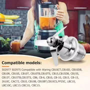 502977 Blending Assembly Blade Cutting Assembly Blender Part 502977 502975 18396 Compatible with Waring CB6 / CB10 / CB15 Gallon Blenders