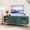 63in-Green, variant on HLR 63" Modern Wood TV Stand with 3D Flower Pattern for TVs Up to 75", Entertainment Center with Storage, Green