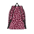 thumbnail image 2 of Lsque Rose Leopard Print Pattern Canvas Daypack, Durable Backpack, High-quality Versatile Backpack,Vintage Compact Backpack-Small, 2 of 6
