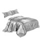thumbnail image 1 of Toystoory Funda de edredón Funda de edredón de seda artificial Cremallera Funda de almohada para dormir Juego de cama Juegos de cama Gris q Toystoory HA003632-05, 1 of 1
