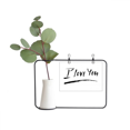 thumbnail image 1 of Je t'Aime Citation Handwrite Style Cadre Photo en Métal Cerac Vase Décor, 1 of 3