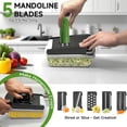 thumbnail image 2 of Aonhom Vegetable Chopper Food Slicer, 15 in 1 Multi-Function Food Chopper for Onion, Veggie, Cheese Grater, Vegetables Cutter With Large Container, Kitchen Gadgets (White), 2 of 7