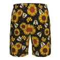 thumbnail image 6 of Naloa Sunflowers And Bww Men's Beach Shorts, Surfing shorts, Swim trunks, Quick Dry Swim Trunks for Surfing Beach Fun - Large, 6 of 9