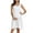 White, variant on Loyisvidion Womens Maternity Dresses Woman O-Neck Stripe Sleeveless Pregnant Maternity Nursing Dress,White 6(M)