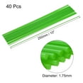 thumbnail image 2 of Unique Bargains PLA Filament Refills for 3D Printing Pen 10inch Length 40pcs Dark Green, 2 of 5