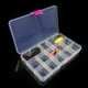 thumbnail image 5 of Caja de almacenamiento de plástico ajustable con 15 ranuras para anzuelos y señuelos de pesca, 5 of 11