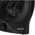 thumbnail image 4 of Brentwood Kool Zone H-F301BK 1500-Watt Portable Electric Space Heater and Fan, Black, 4 of 11