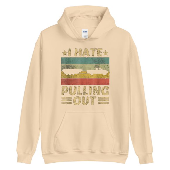 I Hate Pulling Out Boating Boat Captain Funny Saying Quote Vintage Men's T-Shirt
