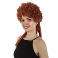 thumbnail image 2 of HPO Adult Women's Natural Red Victorian Wig with Long Banana Ponytail, Synthetic Soft Fiber Hair, Perfect for your next Ball and English Party!, 2 of 3