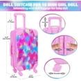 thumbnail image 7 of K.T. Fancy American 18 Inch Doll Clothes and Accessories, Doll Travel Suitcase Playset for Girls, Cute Travel Doll Clothes and Stuff for 18 Inch Doll (Not Include Doll), 7 of 7