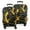 Black Sunflower Word, variant on Beige Sunflower Pattern Luggage Cover Fashion Suitcase Cover Baggage Covers Fit 25-28 Inch Luggage (Go Travel)