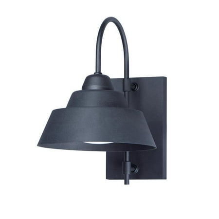 

Maxim 10104BK 15 in. Shoreline 1 Light Black Outdoor Wall Mount