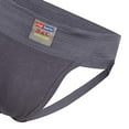 thumbnail image 2 of Yogi Sports S & C Gym Athletic Cotton Supporter Jockstrap with Cup Pocket for Men (Jockstrap Grey, 3X-Large), 2 of 5