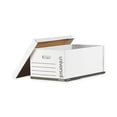 thumbnail image 3 of Universal 9522101 Medium-Duty Easy Assembly Legal File Storage Box - White (12/Carton), 3 of 8