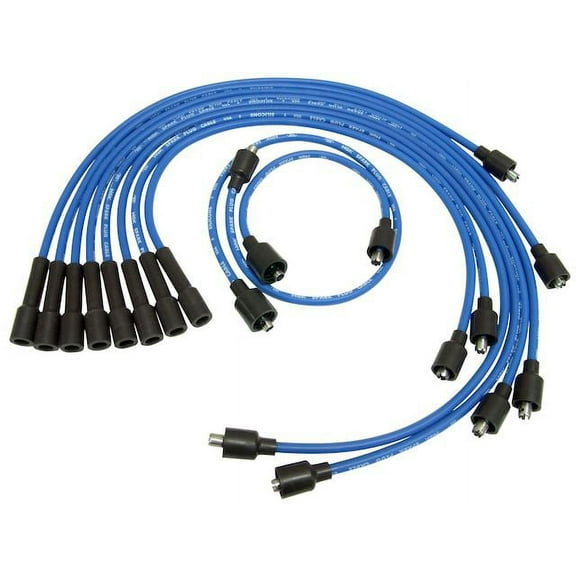 Spark Plug Wire Set - Compatible with 1979 - 1984, 1988 - 1991 Dodge D150 1980 1981 1982 1983 1989 1990