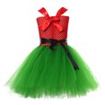 thumbnail image 4 of Uuszgmr Toddler Christmas Custome Girls Dress Tutu Mesh Dress With Headwear Socks 3Pcs Sets Performance,Size:2-3 Years, 4 of 4