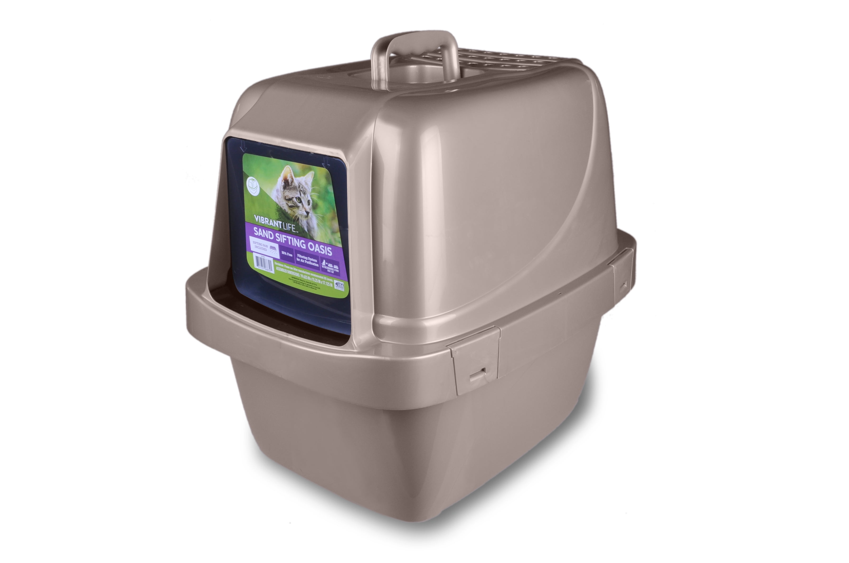 vibrant life sand sifting oasis litter box