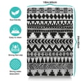 thumbnail image 5 of Boho Retro Floral Pet Feeding Mat-Absorbent Pet Placemat for Food and Water Bowl, with Waterproof Rubber Backing, Quick Dry Water Dispenser Mat for Dog and Cat (16"x24"), 5 of 7