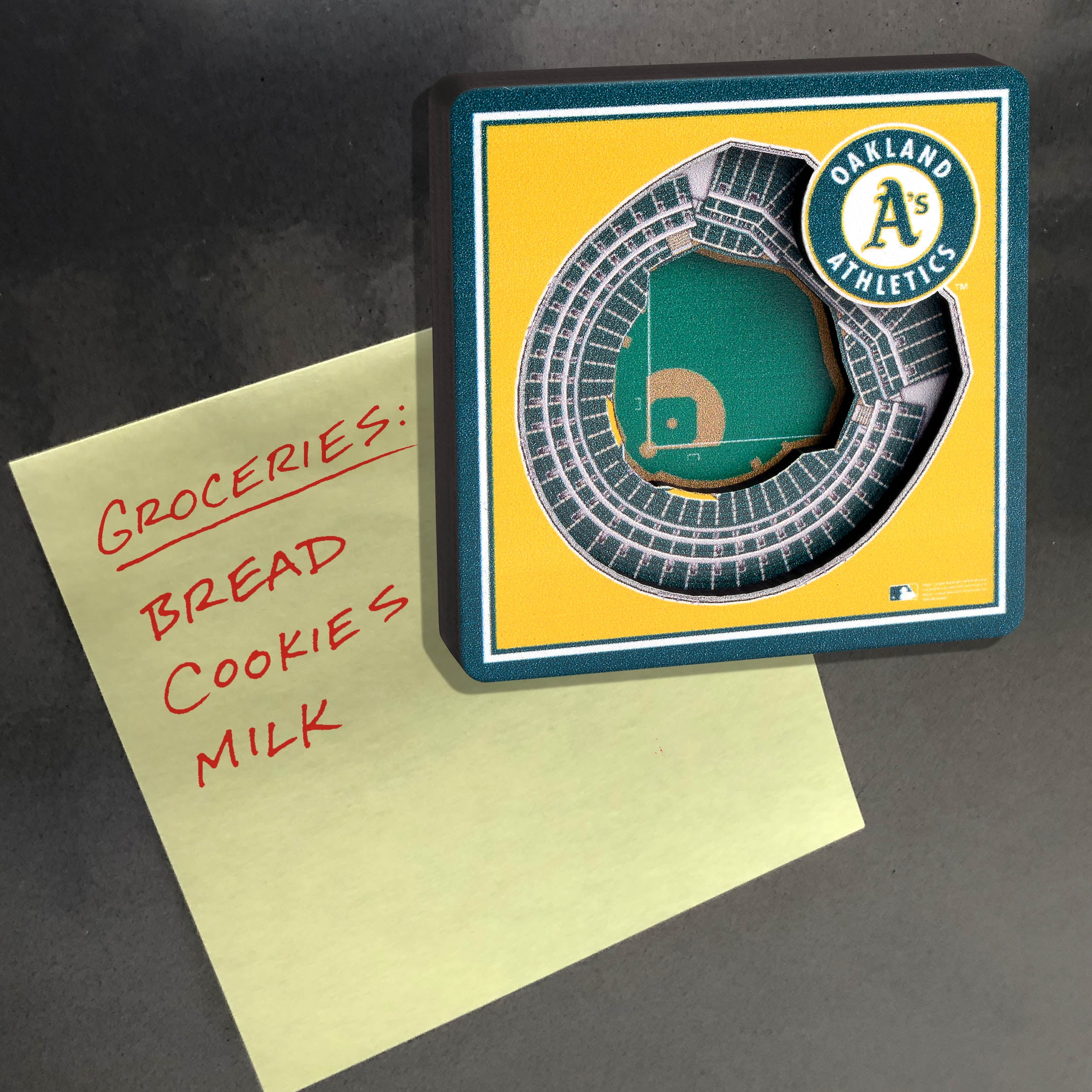 YouTheFan MLB Oakland Athletics 3D StadiumView Magnet