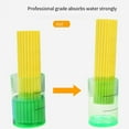 thumbnail image 3 of Soidarity Rodillo de esponja para fregonas de suelo, cabezales de repuesto, herramienta de limpieza de absorbente de agua, accesorio reemplazable Cuerpo del baño Amarillo Soidarity CE014330-01, 3 of 6