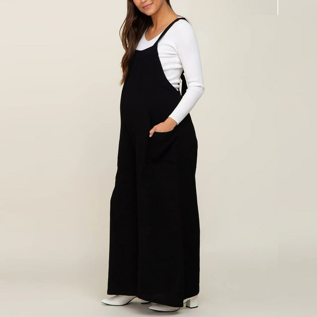 Tidyack , Prix Réduit, Salopettes de Maternité, Tenue Décontractée Ample, Tissu Doux, Ajustement Extensible, Tenue de Grossesse Confortable, pour Usage Quotidien, Mélange de Coton de Haute Qualité, Coiffure Polyvalente, pour Nouvelle Maman