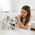 thumbnail image 3 of Interactive Electronic Pet Kitten Robotic Cat Plush Toy Battery Operated Animated Stuffed Animal with Purring Sounds Walking Movements Scarf for Kids Adults Birthday Gifts Christmas Decor, 3 of 5