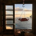 thumbnail image 4 of Leather Bird Feeder Hanging Outdoor Patio Garden Decoration With Metal Chain For Bird Feeding, 4 of 5