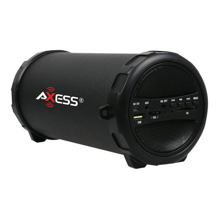 Axess Portable Speaker Black - Walmart.com