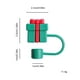 thumbnail image 3 of Tapas Paja Navideñas PVC 10 Mm para 30/40 Oz (regalo), 3 of 3