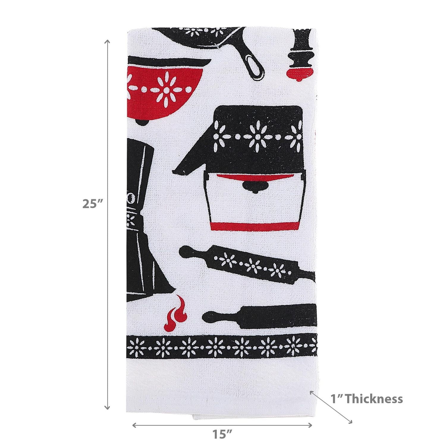 IH Casa Decor Hand Towel Kitchenware - Set of 6