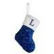 thumbnail image 2 of Calcetines con letras navideñas, calcetines sólidos de lana con colgante, adornos navideños, bolsas de regalo, calcetines para mujer., 2 of 3