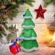 thumbnail image 3 of Árbol de Navidad inflable con luz LED que brilla intensamente para decoración de jardín, 3 of 6