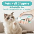 thumbnail image 2 of Pet Nail Clippers, Adjustable Claw Clippers for Cats, Round-Hole Trimmer with Dust Storage, Safe Pet Claw Clipper Grooming Tool (Pink*2), 2 of 8