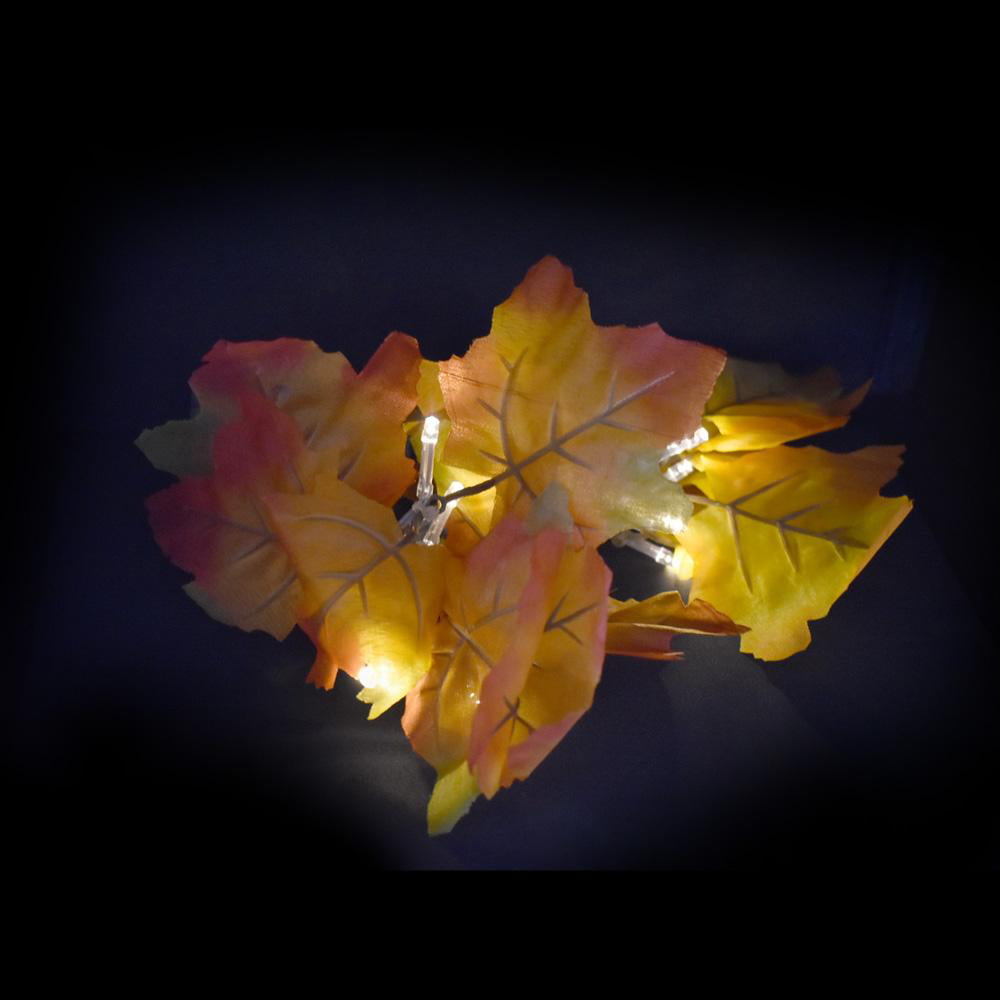 Details about   10Ft Maple Leaves String Light 8 Blinking Modes Waterproof Suitable for Decor 