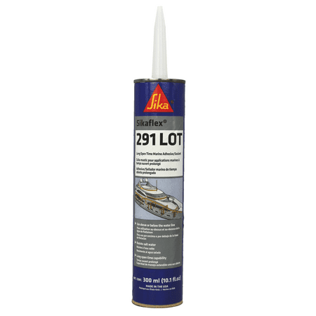 Sika Sikaflex-291 LOT, White, Marine Adhesive and sealant, General All-Purpose PU Adhesive with Long Open time, 10.1 fl. oz