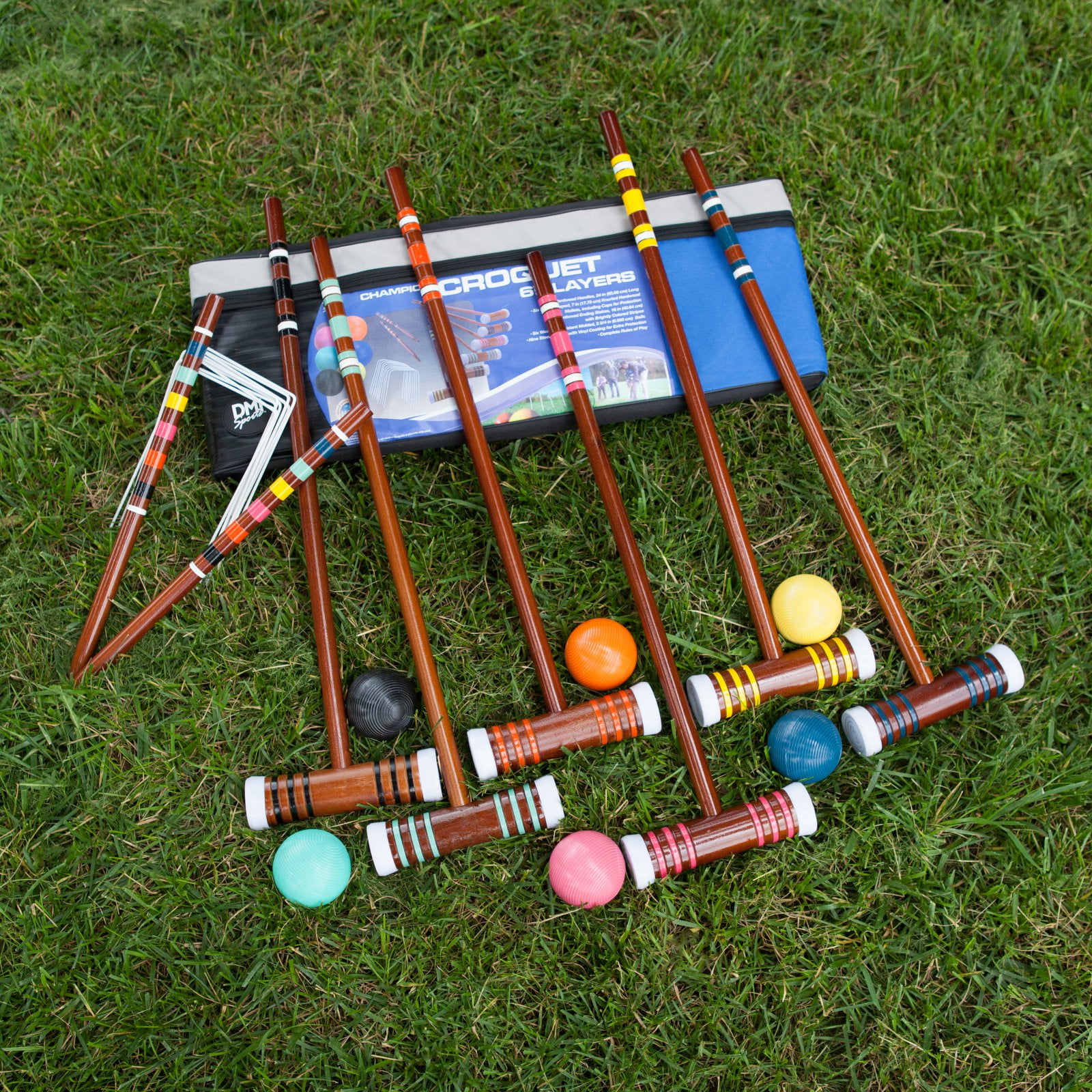 Verus Sports Champion 6 Player Croquet Set - Walmart.com ...