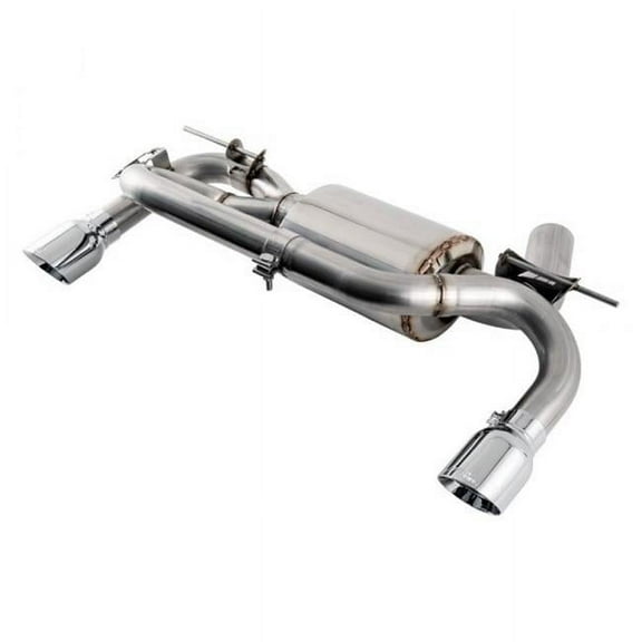 AWE Tuning BMW F3X 340i Touring Edition Axle-Back Exhaust with Chrome Silver Tips (102mm)