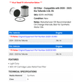 thumbnail image 2 of Oil Filter - Compatible with 2020 - 2025 Kia Telluride 3.8L V6 2021 2022 2023 2024, 2 of 2