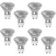 thumbnail image 1 of GU10 50W Halogen Bulb, 8 Pack GU10 Halogen Spotlight, 220V, 2800K Warm White, Dimmable GU10 Halogen Bulb, 1 of 5