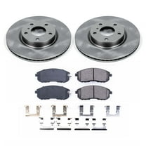 Ultimate Brakes Front Ceramic Brake Pad and Rotor Kit with Hardware WM80714