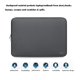 thumbnail image 4 of Funda para Laptop Naukay 13-13.3 Pulgadas Resistente de Neopreno Gris, 4 of 7