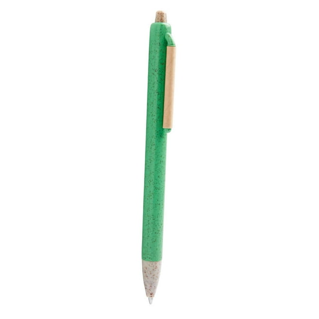 Bolígrafo Kibrit Eco-Friendly verde 1.1 x 14.2